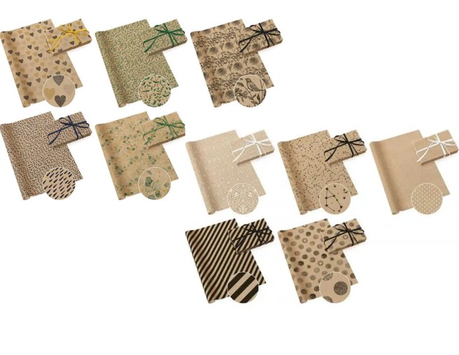 Papier ozdobny Kraft mix PAW